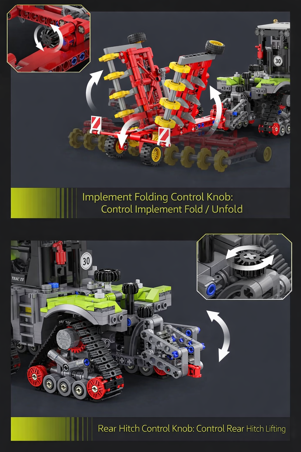 The Agrarian Titan | Heavy-Duty Tracked Harvester (1336 pcs)