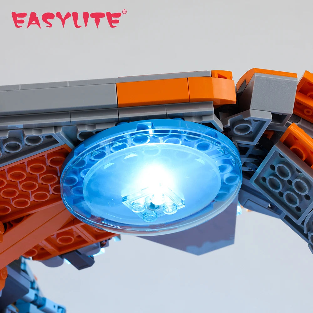 EASYLITE LED Light Set For 76193 The Guardians Ship DIY Toys Bricks Only Lighting Kit No Model
