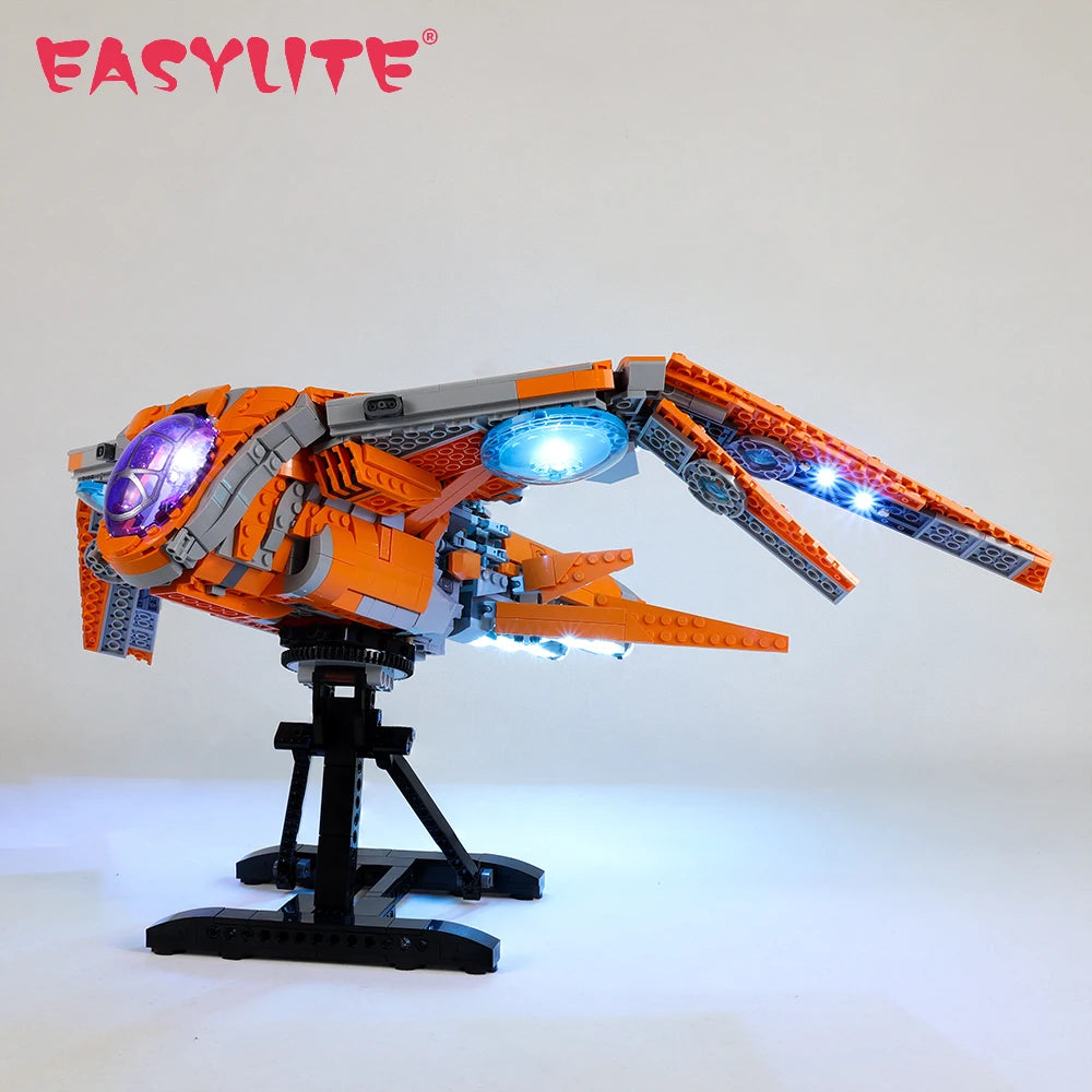 EASYLITE LED Light Set For 76193 The Guardians Ship DIY Toys Bricks Only Lighting Kit No Model