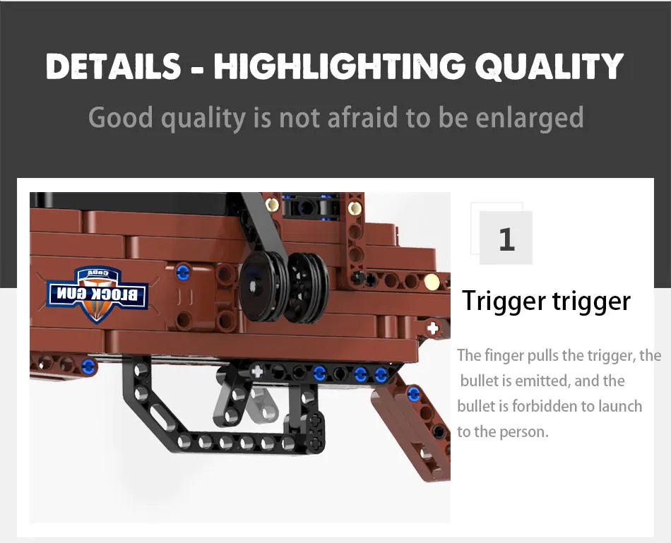 653 Pcs SWAT Military WW2 Weapon 98K Sniper gun sighting telescope Models Building Blocks Compatible GUN Blocks Toys Gifts