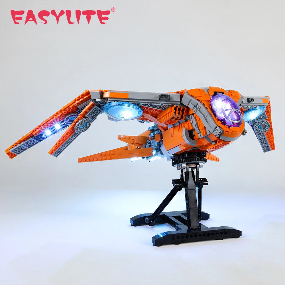 EASYLITE LED Light Set For 76193 The Guardians Ship DIY Toys Bricks Only Lighting Kit No Model