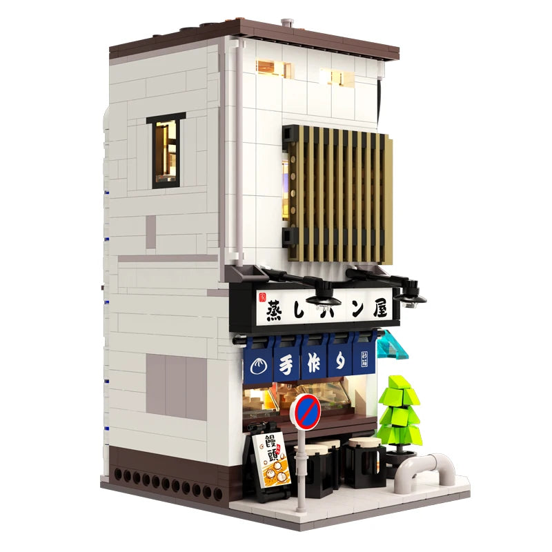 Tokyo Alleyway | Illuminated Steamed Bun Shop (1108 pcs)