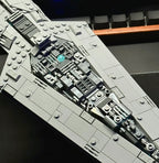 MOC 630PCS Executor Super Spaceship Building Blocks Model Fit Assembling Bricks Children Birthday Festival Party Gift