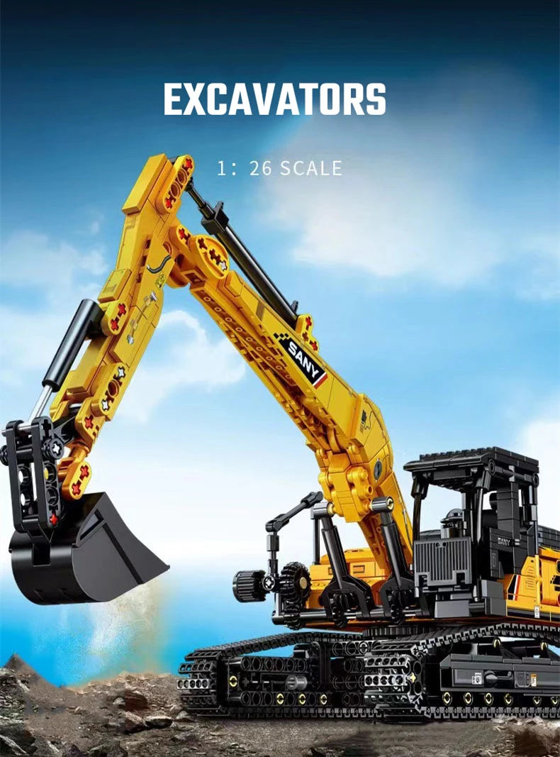 The Site Titan| Heavy Mechanical Excavator (1022 pcs)