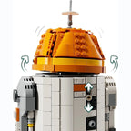 1039PCS Space War Small Iron C1-10P Astronaut Technician Robot Building Blocks Bricks Toy Christmas Birthday Gifts