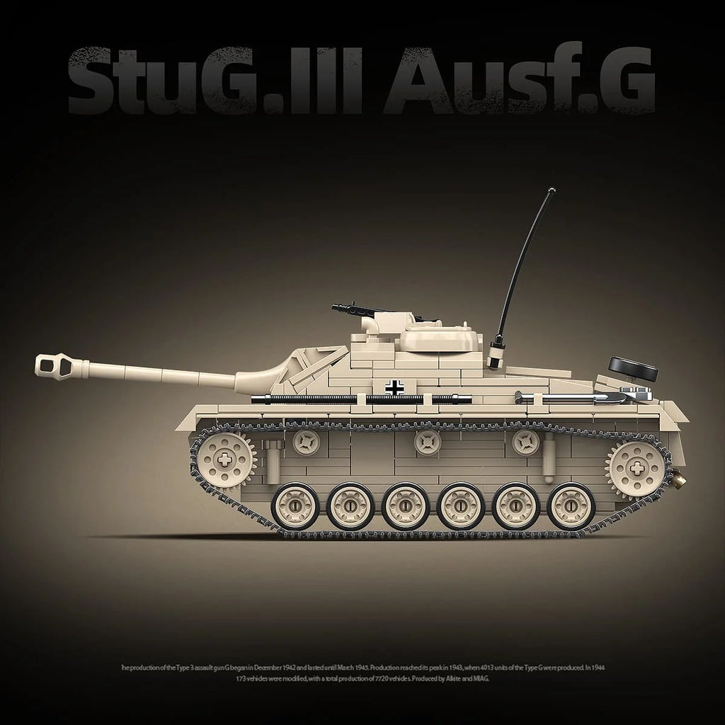 The Iron Hunter | StuG III Ausf. G Tank (940 pcs)