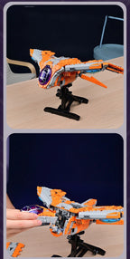 Guardians of the Galaxy Building Block Figure Milano Spacecraft Model 3D DIY Assembled Bricks Toy For Kids Christmas Gift
