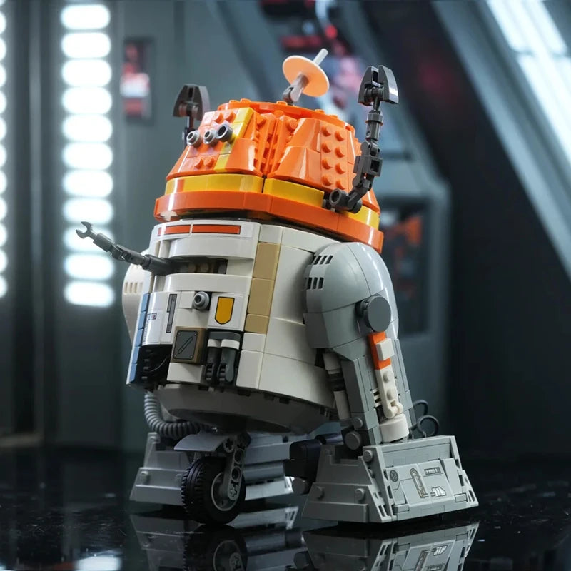 1039PCS Space War Small Iron C1-10P Astronaut Technician Robot Building Blocks Bricks Toy Christmas Birthday Gifts