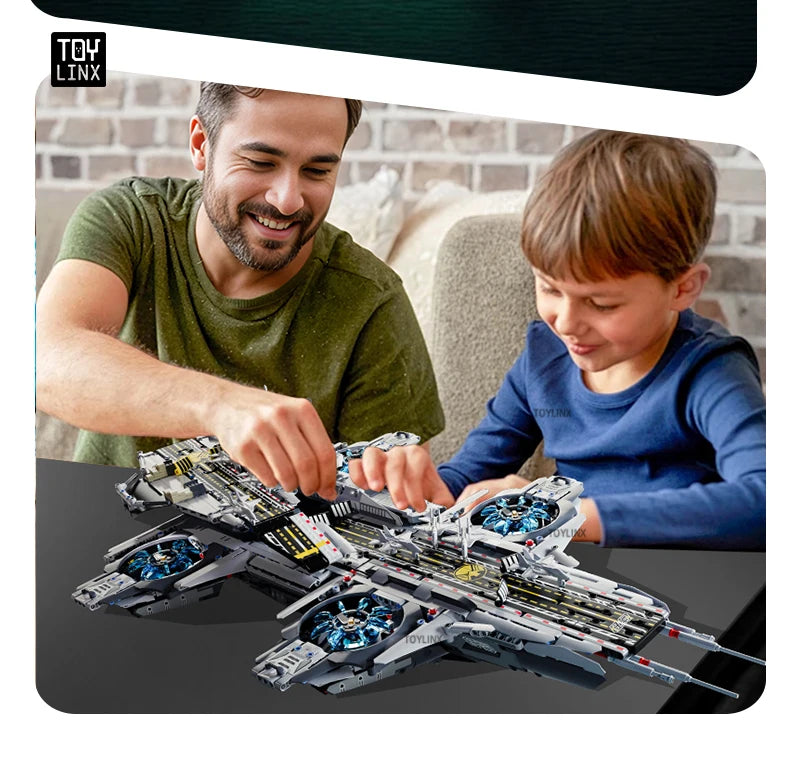 Kbox 3385PCS Large Spacecraft Building Block Set – Adult Assembly Toy, Collectible Building Blocks, Festival Gift for Men