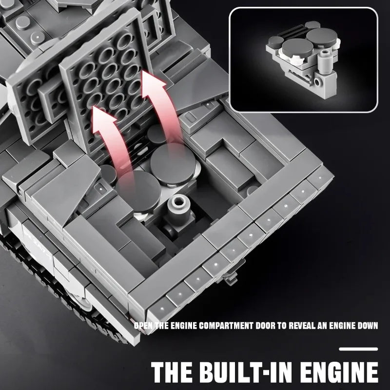 The Armored Sovereign | Modern Main Battle Tank (898 pcs)