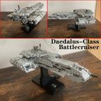 NEW BC-304 Daedalus Class Battlecruiser Model Building Blocks Pace War Military MOC SpaceShip Battle Brick DIY Assembly Toy Gift