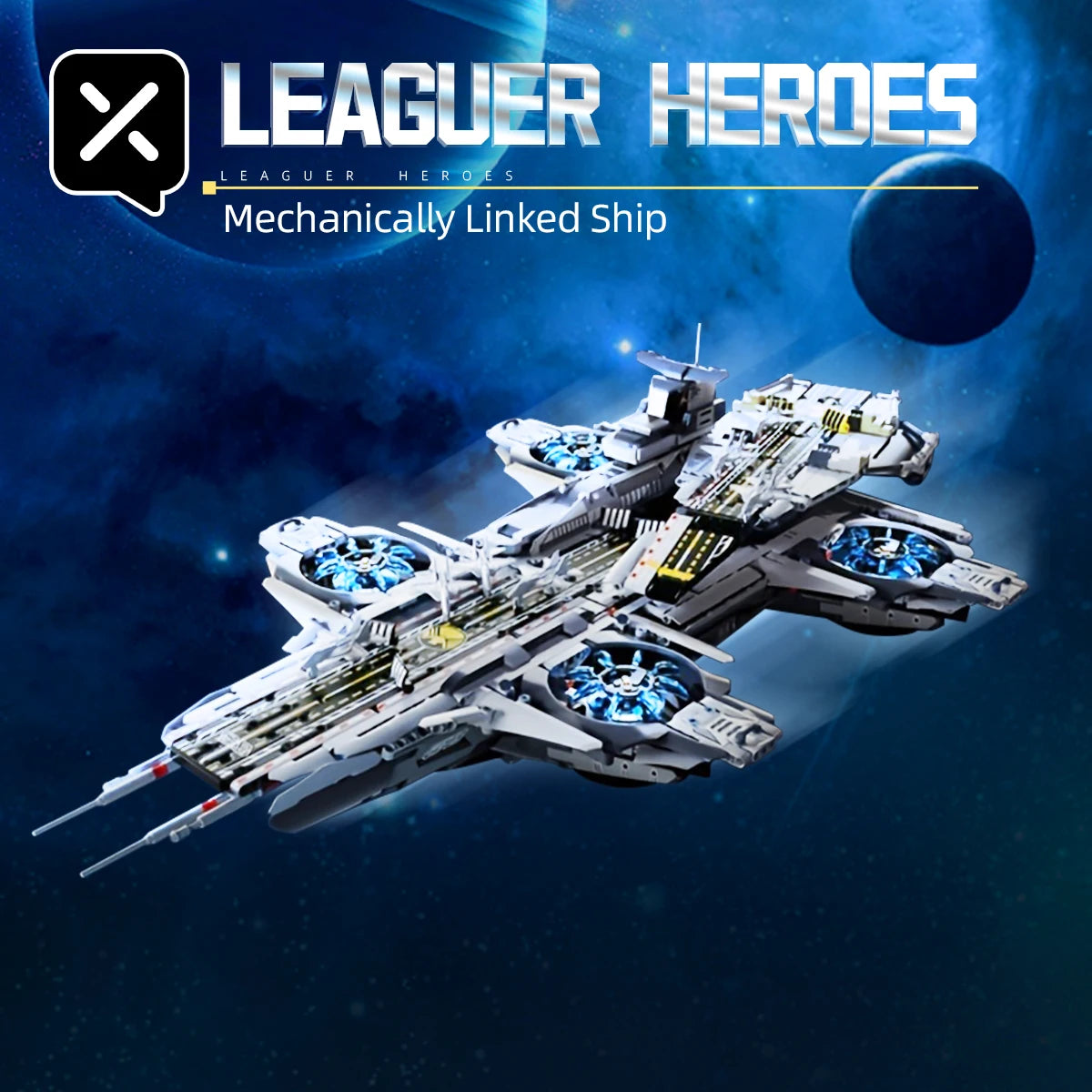 Kbox 3385PCS Large Spacecraft Building Block Set – Adult Assembly Toy, Collectible Building Blocks, Festival Gift for Men