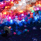 The Lazishi LED Light 31212 Set is suitable for The Milky Way Galaxy building blocks (including lighting accessories only)