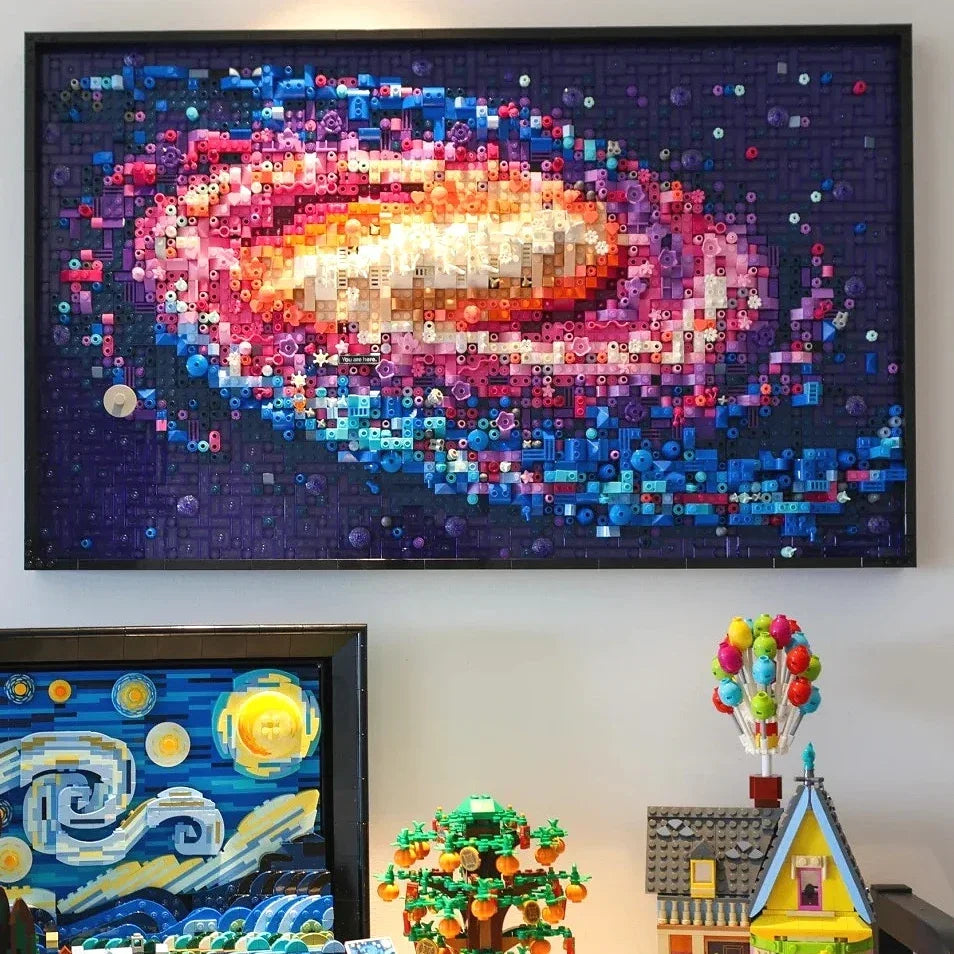 The Stargazer | Milky Way Galaxy 3D Art Mural (3091 pcs)