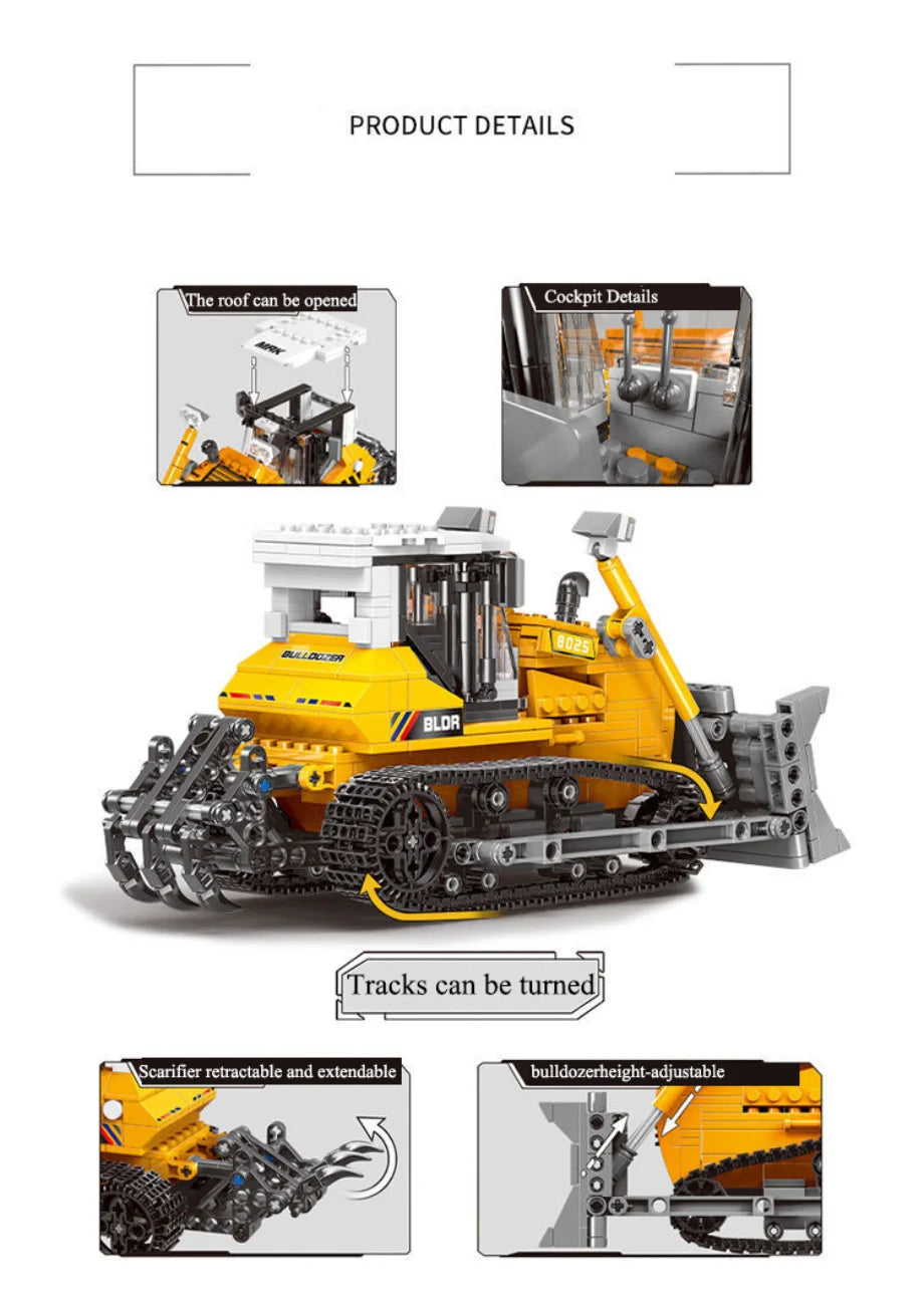 The Site Commanders | Heavy Machinery Series (545+ pcs)