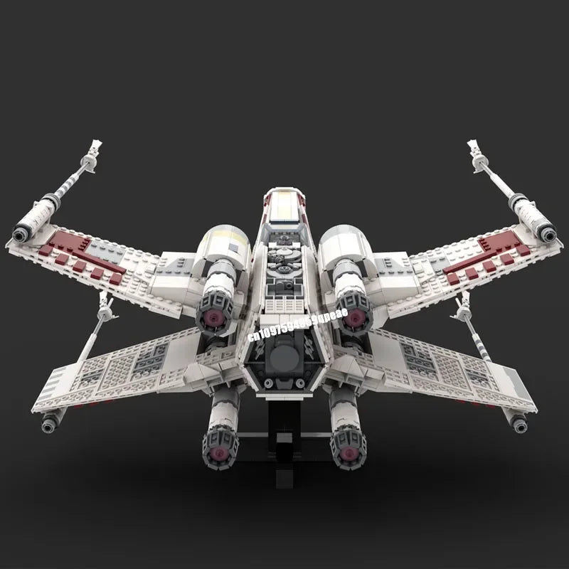 New 2738Pcs Famous Star Battle 75355 Movie Moc X Wing Starfighter Model Diy Creative Ideas Kid Toy Birthday Gift Custom Puzzle