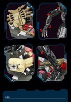 Creative MOC Alien Monster Building Blocks Bricks Set DIY Alien Figures Assembly Model Kit Toys For Children Adult Boys Gifts