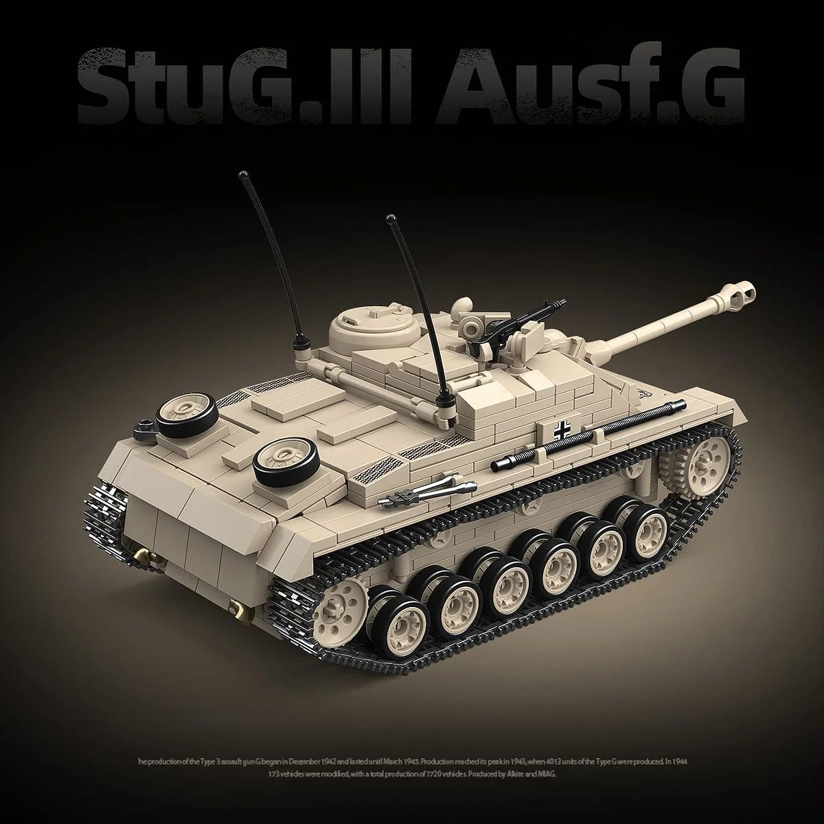 The Iron Hunter | StuG III Ausf. G Tank (940 pcs)