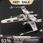 New 2738Pcs Famous Star Battle 75355 Movie Moc X Wing Starfighter Model Diy Creative Ideas Kid Toy Birthday Gift Custom Puzzle