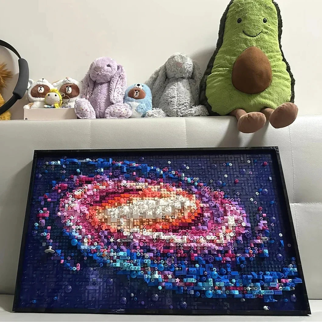 The Stargazer | Milky Way Galaxy 3D Art Mural (3091 pcs)