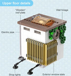 Tokyo Alleyway | Illuminated Steamed Bun Shop (1108 pcs)