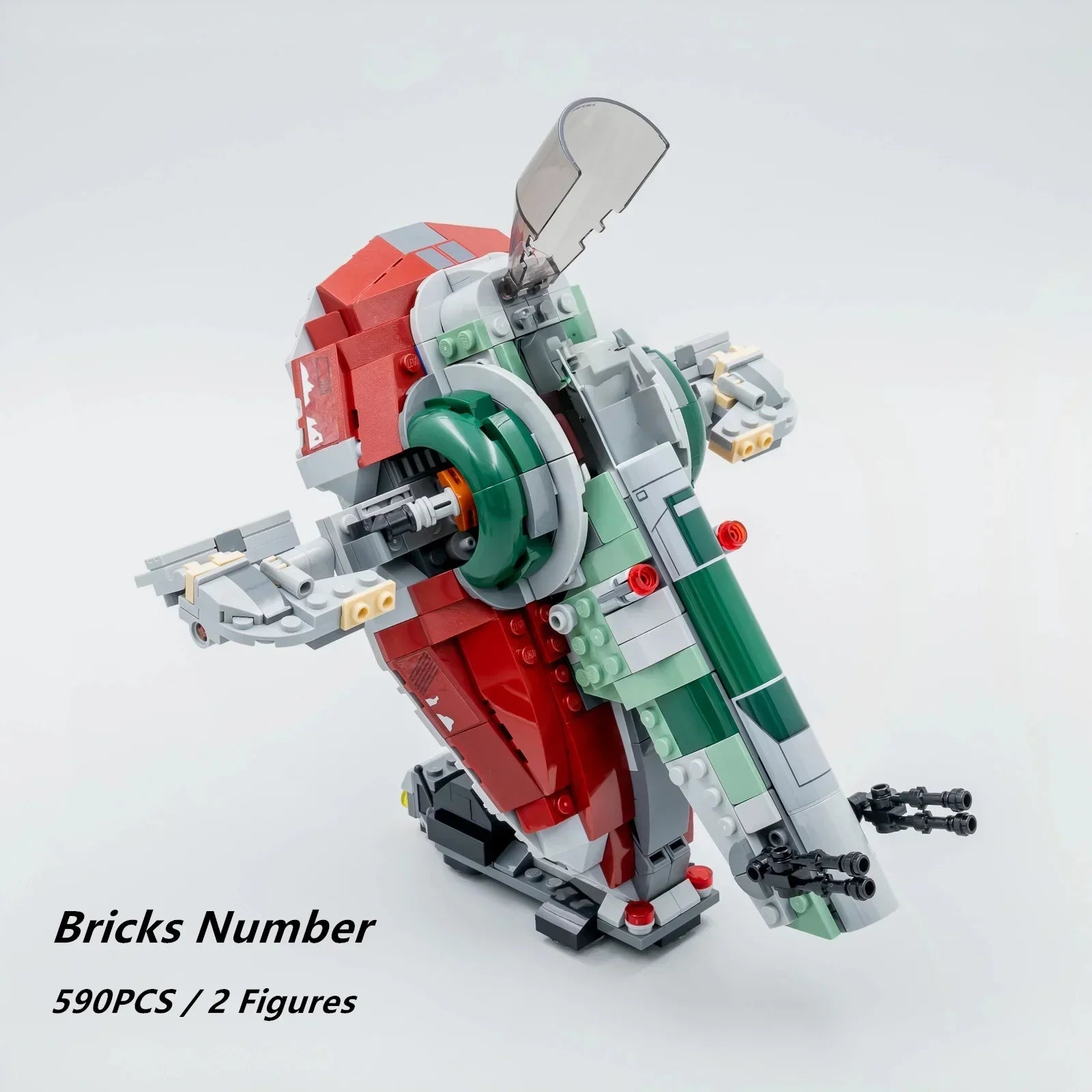 Spaceship Galaxy-Starships-Space Fighter MOC-Starfighters Model Building Blocks Bricks Toys Gifts Boys Set