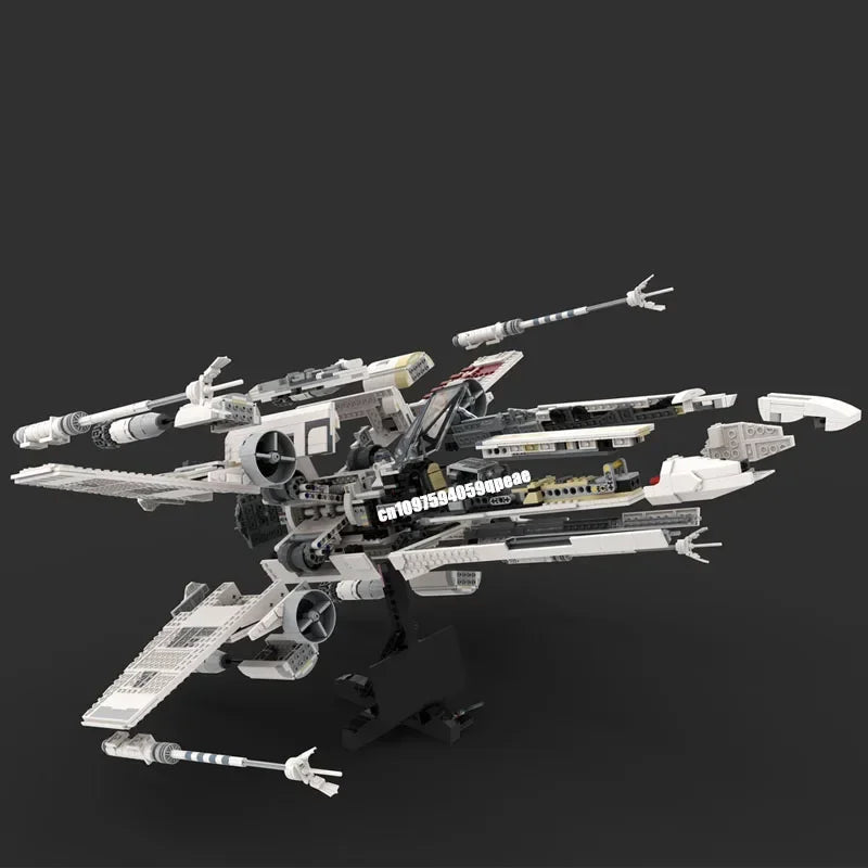 New 2738Pcs Famous Star Battle 75355 Movie Moc X Wing Starfighter Model Diy Creative Ideas Kid Toy Birthday Gift Custom Puzzle