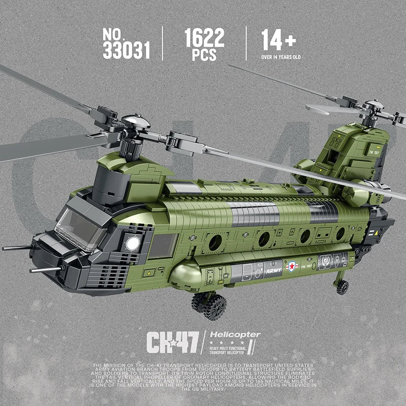 The Titan | Heavy Transport Helicopter (1622 pcs)