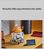 1039PCS Space War Small Iron C1-10P Astronaut Technician Robot Building Blocks Bricks Toy Christmas Birthday Gifts