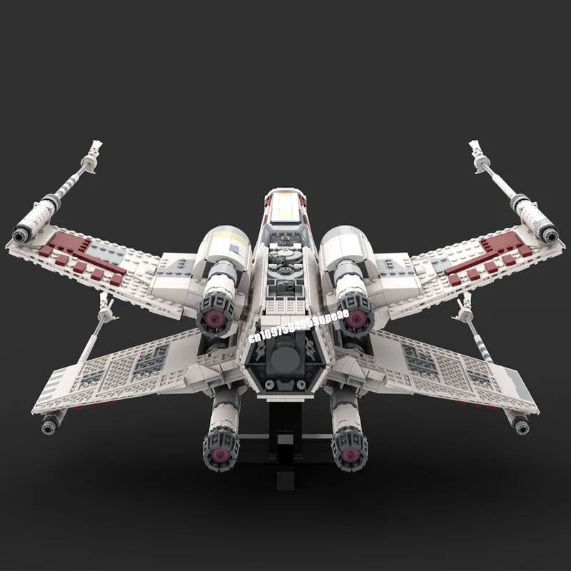 New 2738Pcs Famous Star Battle 75355 Movie Moc X Wing Starfighter Model Diy Creative Ideas Kid Toy Birthday Gift Custom Puzzle