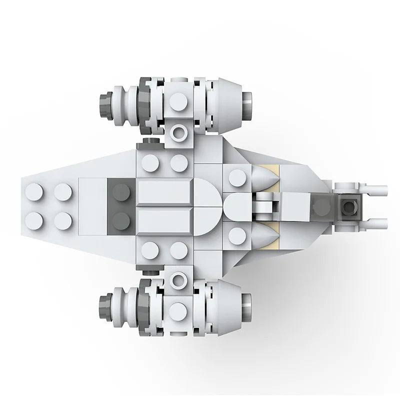 Assembly Toys Republic Gunship Spaceship Building Block MOC Micro Imperial Starfighter Model Kids Adult Toys Boy Birthday Gift
