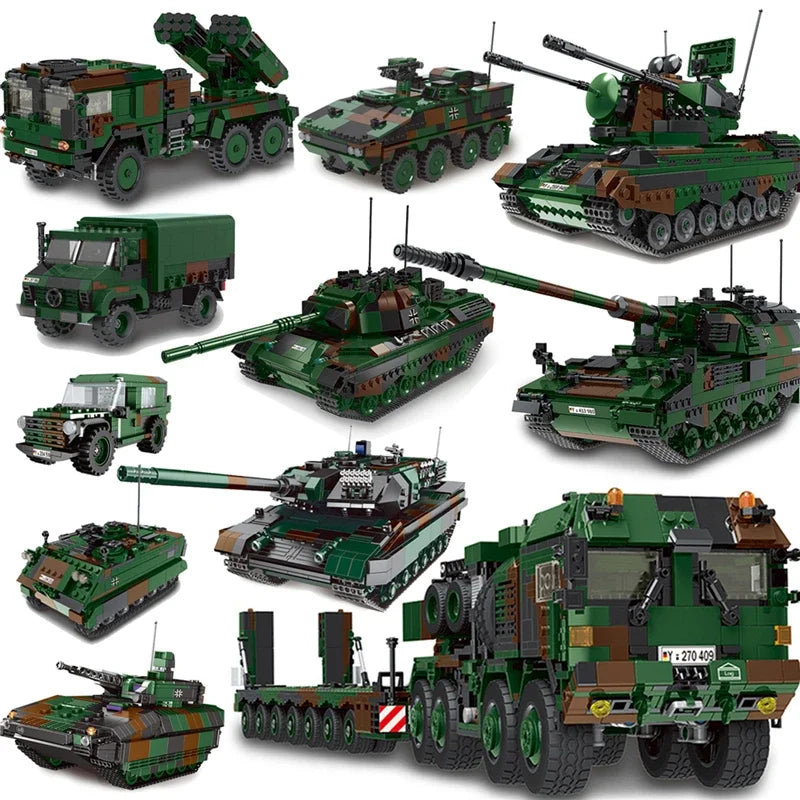 The Field Commanders | German Heavy Armor Series (192+ pcs)