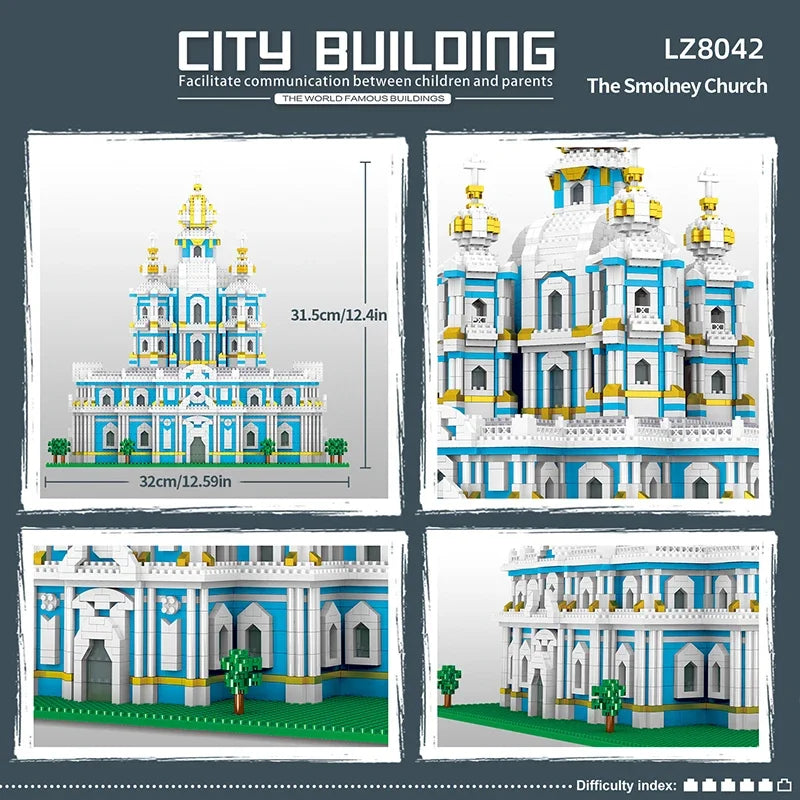 The Northern Jewel | Imperial Azure Cathedral (3737 pcs)
