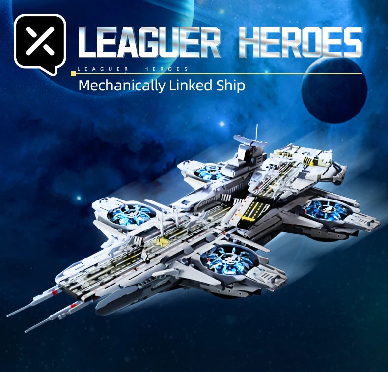 Kbox 3385PCS Large Spacecraft Building Block Set – Adult Assembly Toy, Collectible Building Blocks, Festival Gift for Men