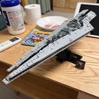 MOC 630PCS Executor Super Spaceship Building Blocks Model Fit Assembling Bricks Children Birthday Festival Party Gift