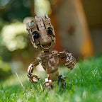 Miniso Guardians Galaxy Rocket Raccoon I AM Groot SUPERHEROES Avengers Model Figures Building Block Bricks Toy Gift Kid