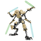 Hot 32cm Ksz714 Star Toy Anime  Action Figure Robot Grievous With Lightsaber Hilt Combat Model Building Blocks Gifts
