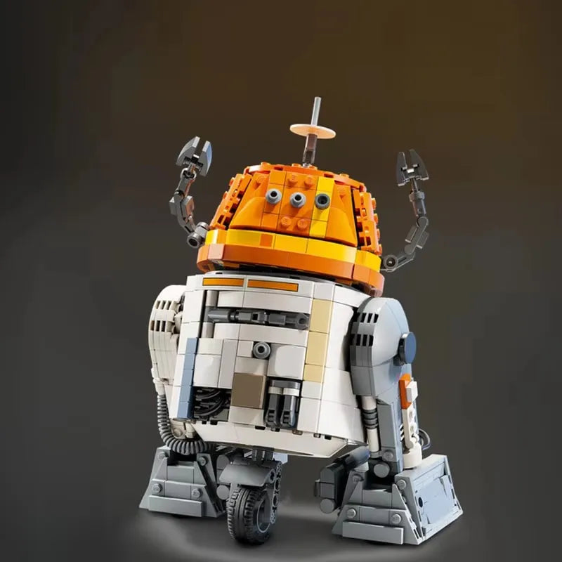 1039PCS Space War Small Iron C1-10P Astronaut Technician Robot Building Blocks Bricks Toy Christmas Birthday Gifts