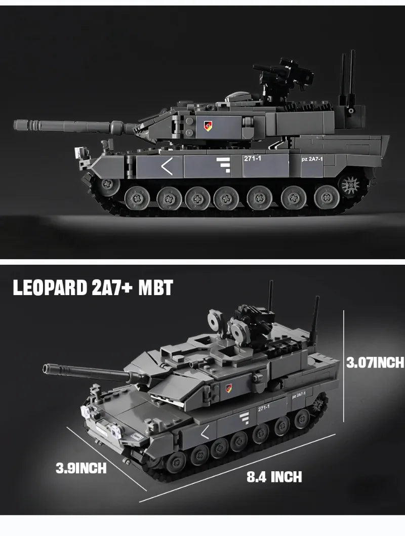 The Armored Sovereign | Modern Main Battle Tank (898 pcs)