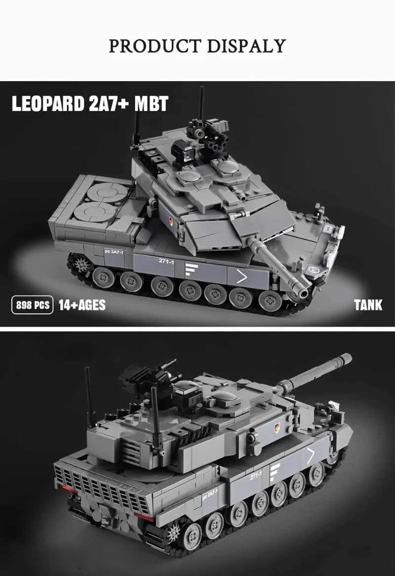 The Armored Sovereign | Modern Main Battle Tank (898 pcs)