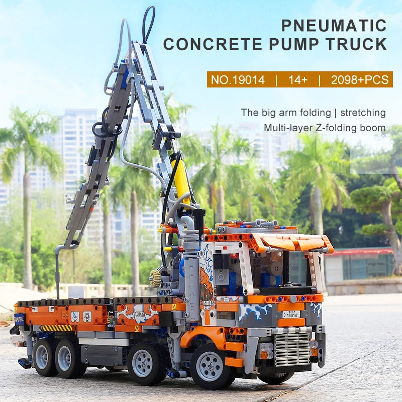 The Pneumatic Master | Concrete Pump Truck (2098 pcs)