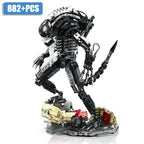 Creative MOC Alien Monster Building Blocks Bricks Set DIY Alien Figures Assembly Model Kit Toys For Children Adult Boys Gifts