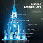 Crystalline Sovereign | Illuminated Ice Castle (732 pcs)