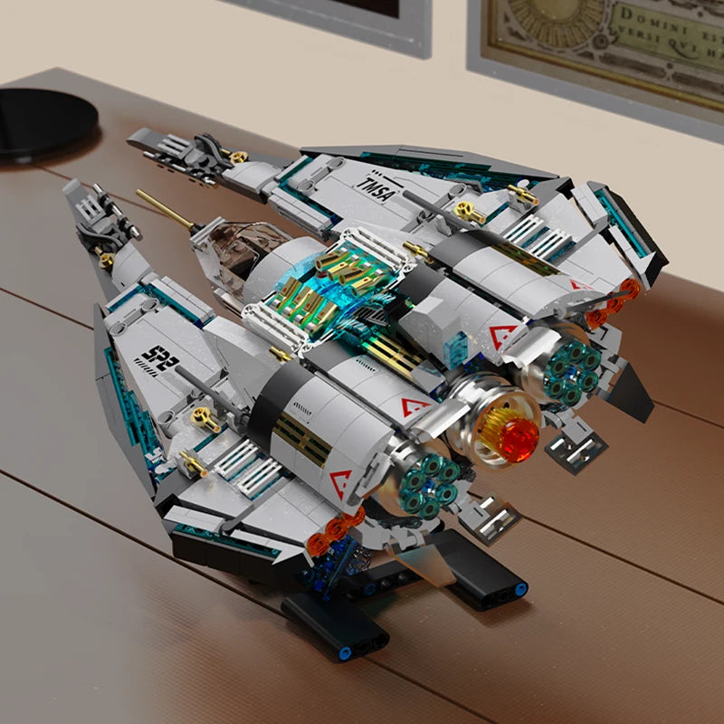 The Aether Vanguard | Interceptor Starship (1400 pcs)