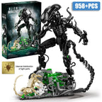 Creative MOC Alien Monster Building Blocks Bricks Set DIY Alien Figures Assembly Model Kit Toys For Children Adult Boys Gifts