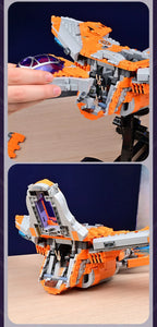 Guardians of the Galaxy Building Block Figure Milano Spacecraft Model 3D DIY Assembled Bricks Toy For Kids Christmas Gift