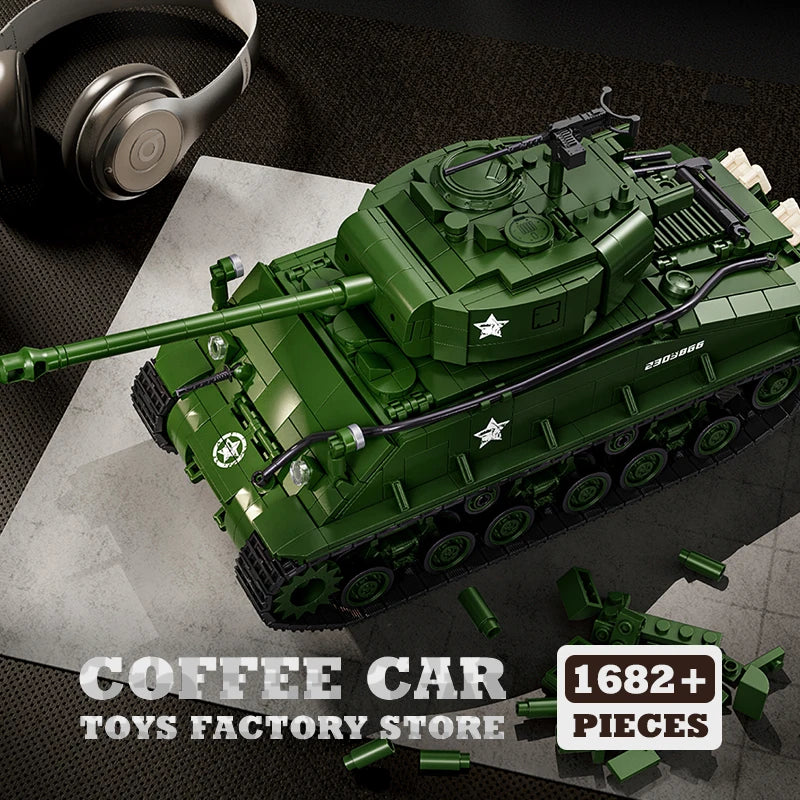 The Rolling Fortress | Historic Armored Division (1682+ pcs)