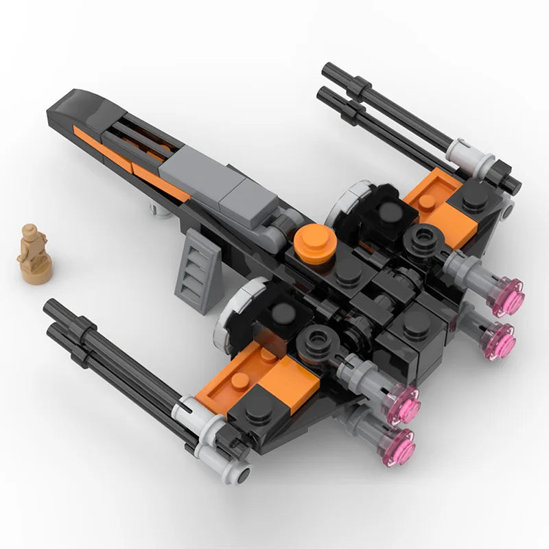 Assembly Toys Republic Gunship Spaceship Building Block MOC Micro Imperial Starfighter Model Kids Adult Toys Boy Birthday Gift