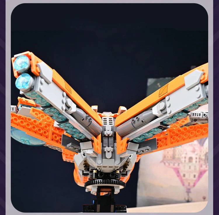 Guardians of the Galaxy Building Block Figure Milano Spacecraft Model 3D DIY Assembled Bricks Toy For Kids Christmas Gift