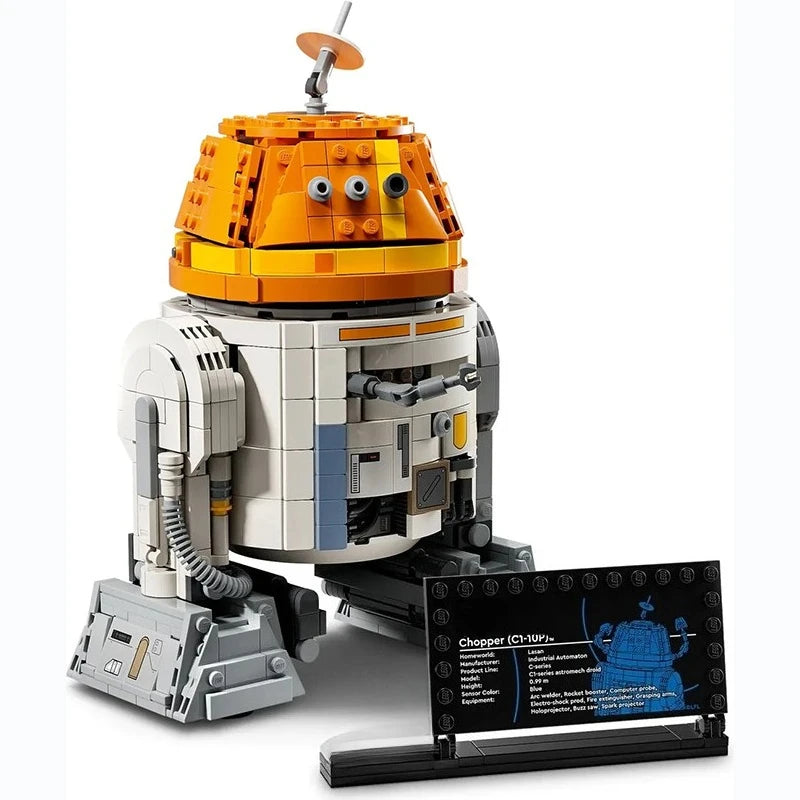 1039PCS Space War Small Iron C1-10P Astronaut Technician Robot Building Blocks Bricks Toy Christmas Birthday Gifts